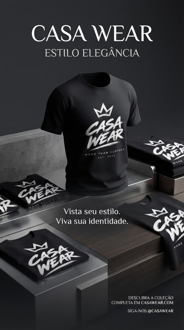 Camiseta masculina casa wear confortável