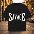 Camiseta oversize masculina SAVAGE casa wear