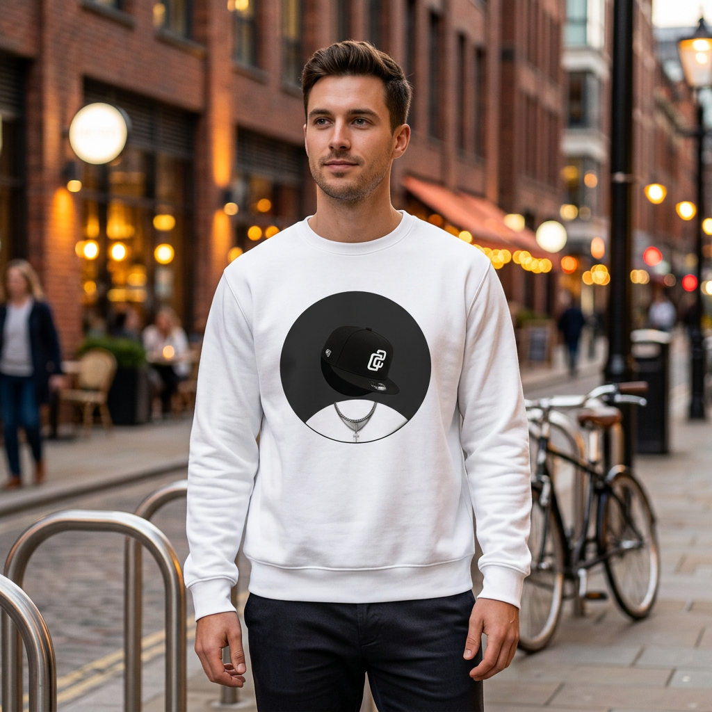 Moletom Branco Streetwear CASA WEAR