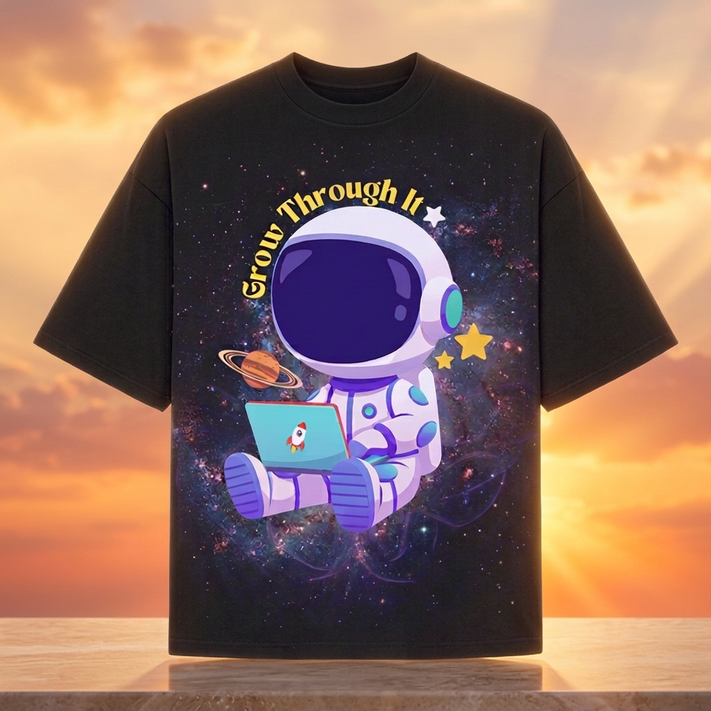 Camiseta oversize casa wear