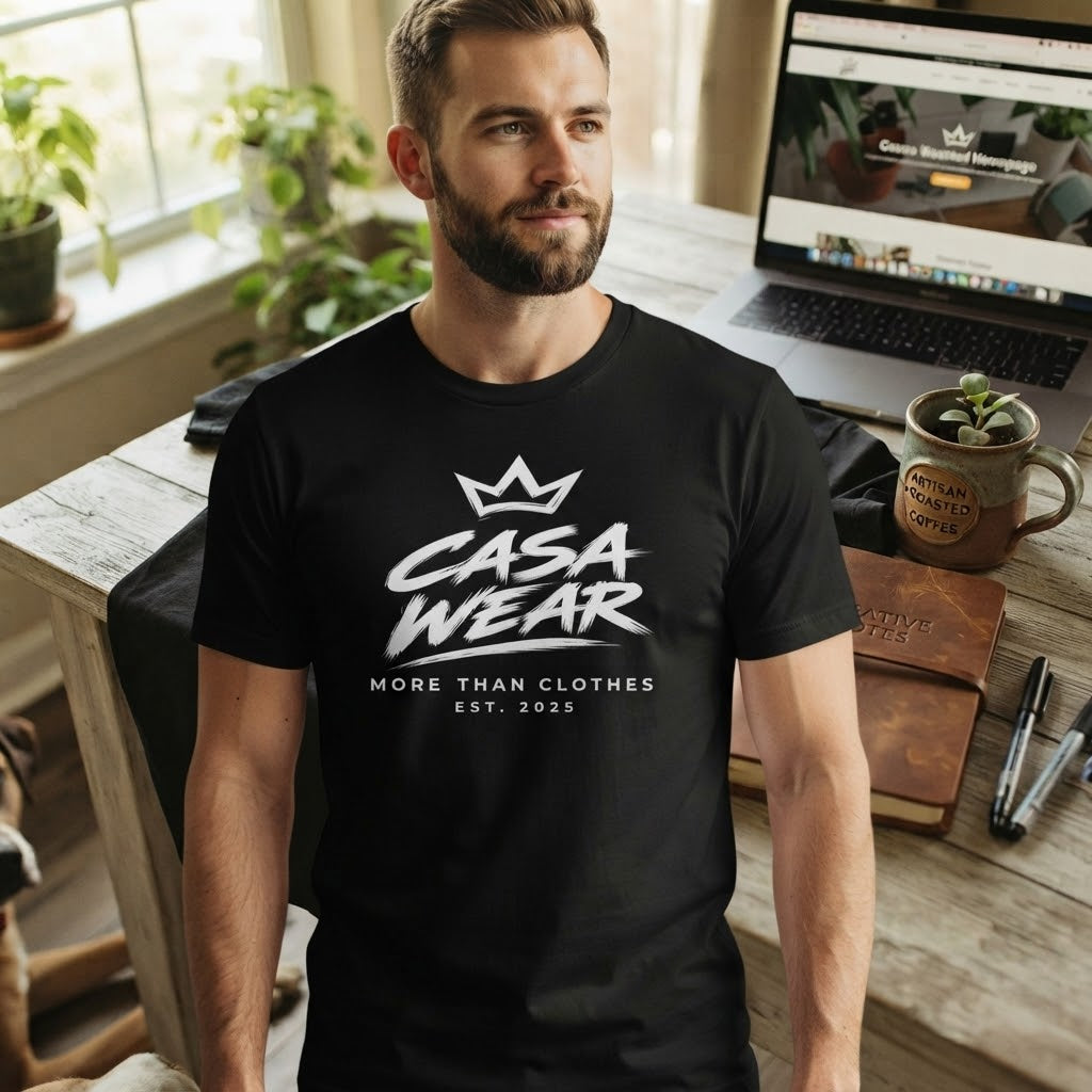 Camiseta masculina casa wear confortável
