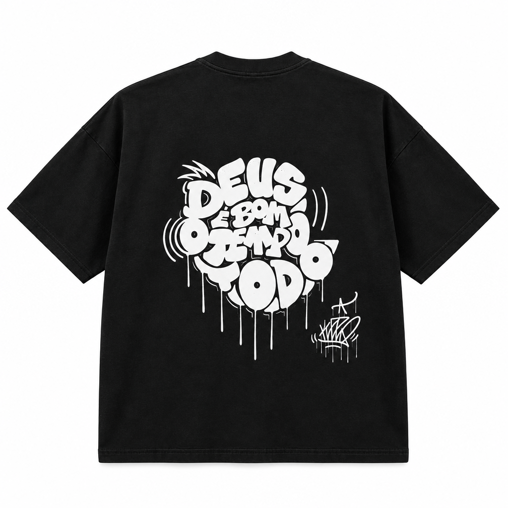 Camiseta oversize masculina confortável